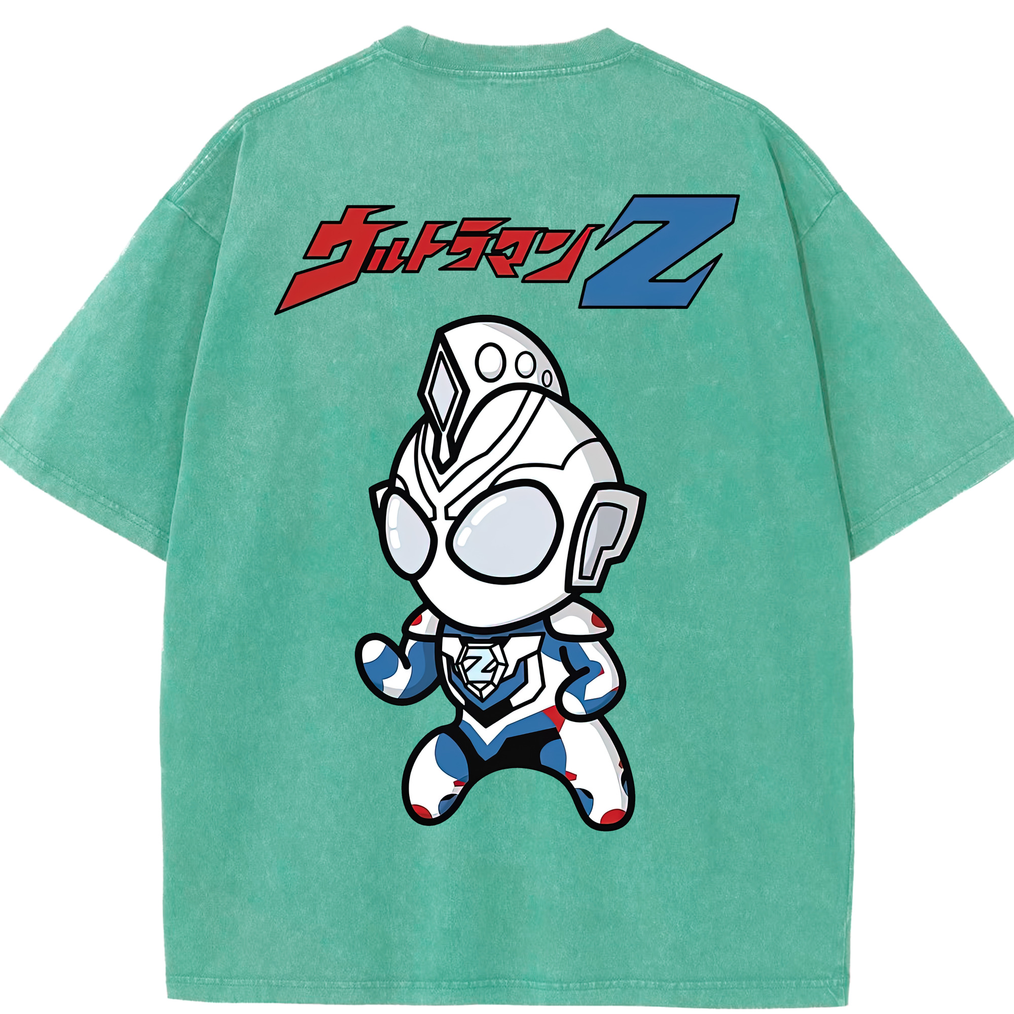 （画像用） ウルトラマン Ultraman 綿100% ヴィンテージ風 半袖Tシャツ（背面プリント）